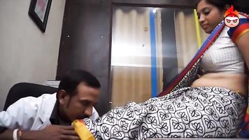 doctor romance tamil aunty in saree navel play