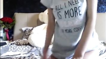 Adorable cam teen with big firm tits ohmibod play CamJoie.com