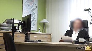 LOAN4K. Young chick needs money badly so why satisfies loan agent