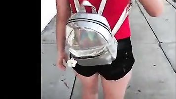 White girl in Compton with slimpoke