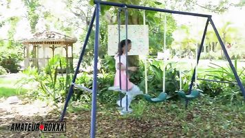 Amateur Boxxx - Asian School Girl Masturbates in Playground