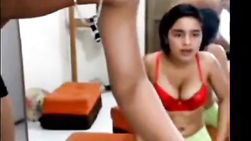 Young Latin Friends Having Sex Together