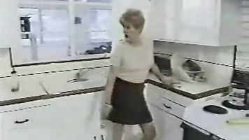 73 year old granny fucked in the kitchen