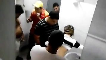 Fucker fest at the restroom