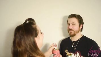 LOVELYHALEY GETS A FACIAL AT PARTY BY STRANGER