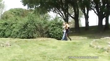 Italian Blond Mother and Son