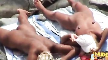 AT NUDE BEACHES WITH HIDDEN CAMERA