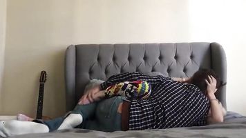 Hot blonde MILF rides dick and takes it missionary