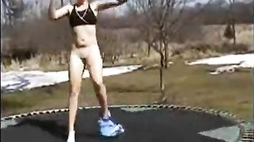 p..Backyard trampoline sex - p..com