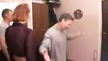 Russian Chick Gang Banged